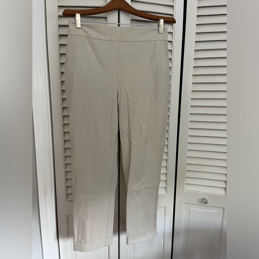 Rachel Zoe dark tan formal pants with cuff